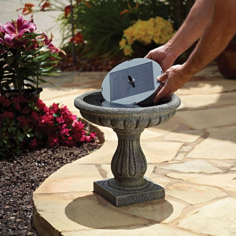 Aquanura Solar Birdbath Fountain Insert | Backyard Birds & Nature Backyard Birds & Nature Backyard Birds & Nature