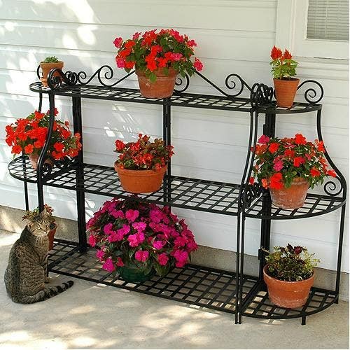 Black Forged SteelPlant Stand | Garden Decor & Accents Garden Decor & Accents Garden Decor & Accents