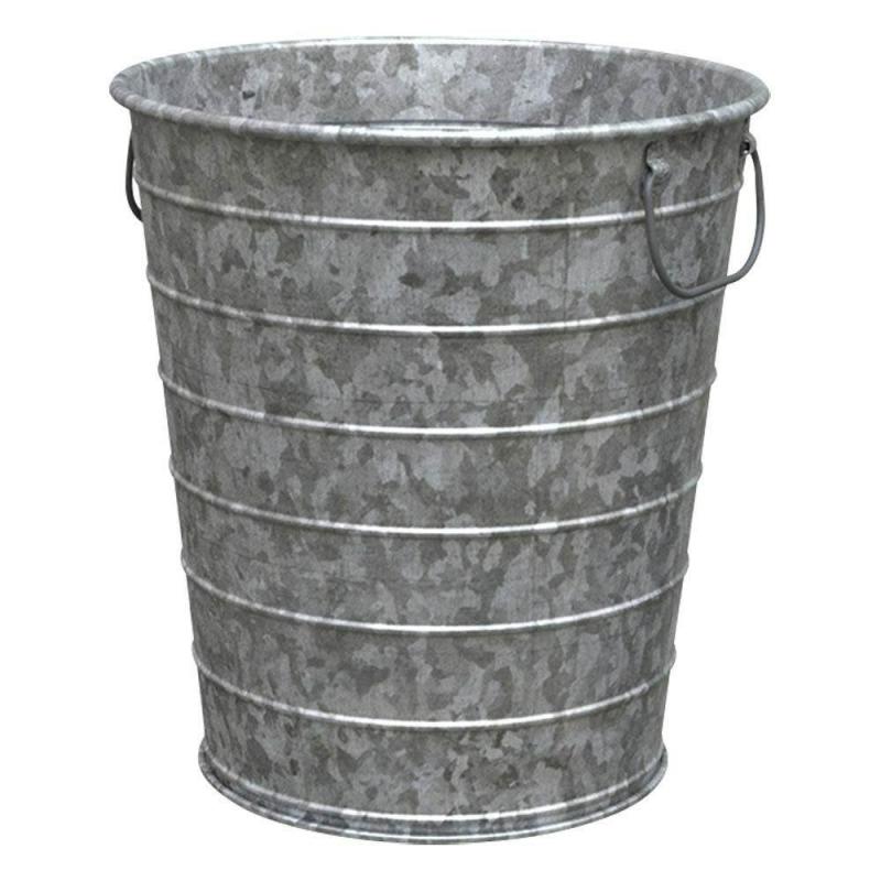 Corrugated Steel Silo Planters – 12 In. H | Galvanized Planters Galvanized Planters Galvanized Planters