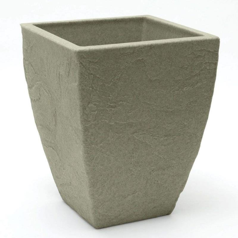 Creekside Square Planters, Sandstone | Deck & Patio Planters Deck & Patio Planters Deck & Patio Planters