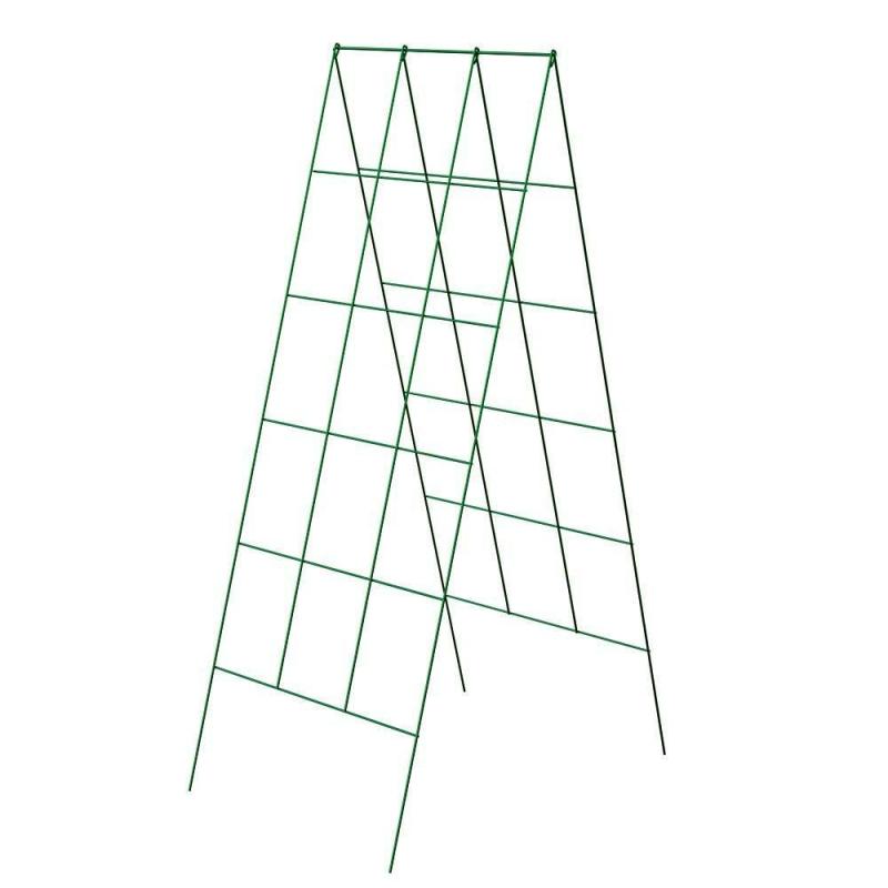 Fold Out A-Frame Vegetable Trellis, Set of 3 Green Supports | Trellises Gardening Supplies Stakes