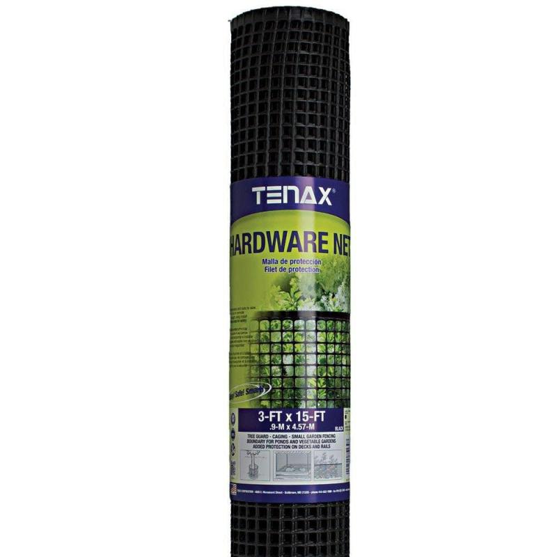 Hardware Net 25 Foot x 36 Inch Roll Black Mesh | Edging & Fencing Paths Edging & Fencing Paths Edging & Fencing Paths