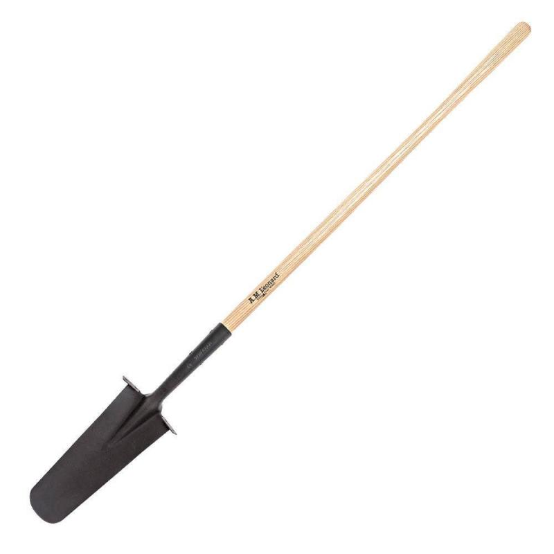 Leonard Drain Spade with 48-Inch Straight Wood Handle | Spades & Shovels Gardening Tools Spades & Shovels