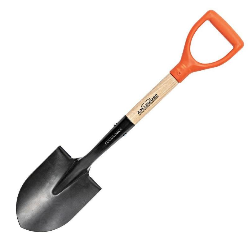 Leonard Floral Shovel D-Grip Handle | Spades & Shovels Gardening Tools Spades & Shovels