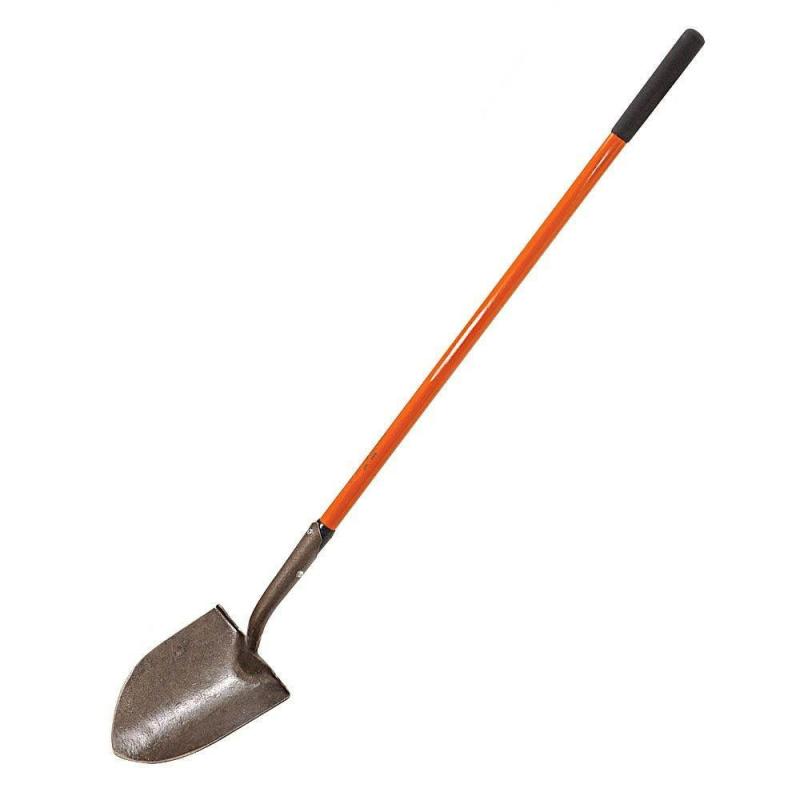 Leonard Forged Round-Point Shovel with 48-Inch Fiberglass Handle | Spades & Shovels Gardening Tools Spades & Shovels