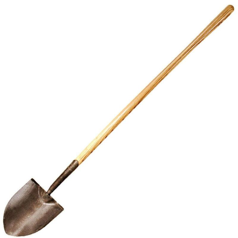 Leonard Forged Round Point Shovel with 48in Ash Handle | Spades & Shovels Gardening Tools Spades & Shovels