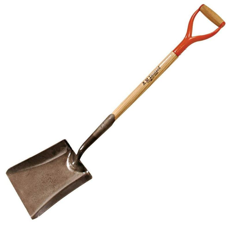 Leonard Forged Square Point Shovel with D-Grip Handle | Spades & Shovels Gardening Tools Spades & Shovels