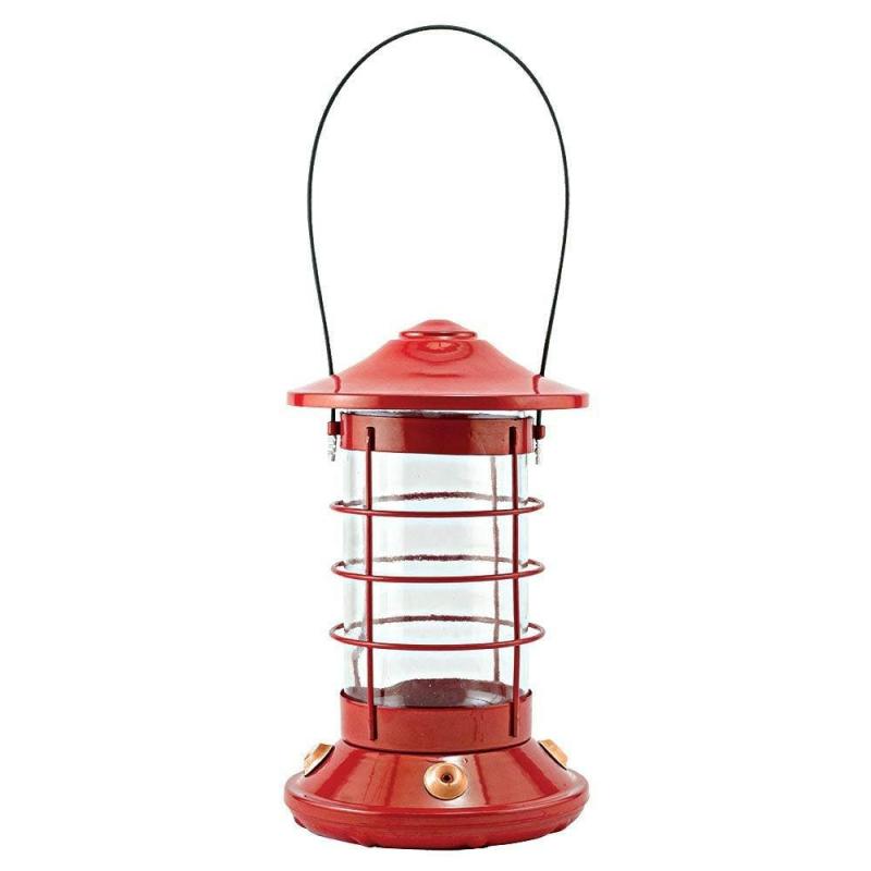 Modern Farmhouse Fire Engine Red Port Lantern Hummingbird Feeder – 26 Oz | Backyard Birds & Nature Backyard Birds & Nature Backyard Birds & Nature