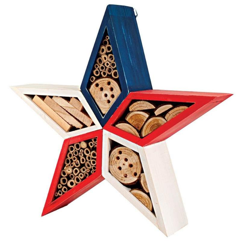 Patriotic Star Insect House | Backyard Birds & Nature Backyard Birds & Nature Backyard Birds & Nature