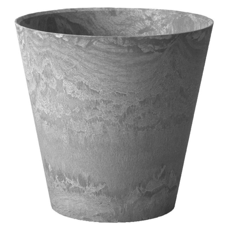 Self-Watering Napa Round 8" Planter Grey | Deck & Patio Planters Deck & Patio Planters Deck & Patio Planters