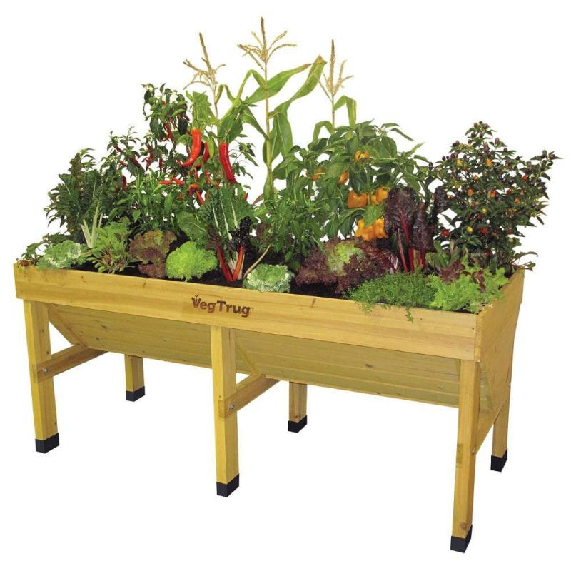 VegTrug Medium Elevated Garden Bed Natural | Deck & Patio Planters Deck & Patio Planters Deck & Patio Planters