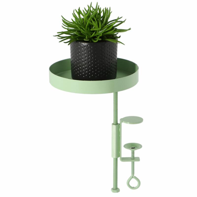 Window Dressing Plant Stand Clamp, Green, Small | Planter Accessories Gardening Supplies Planter Accessories