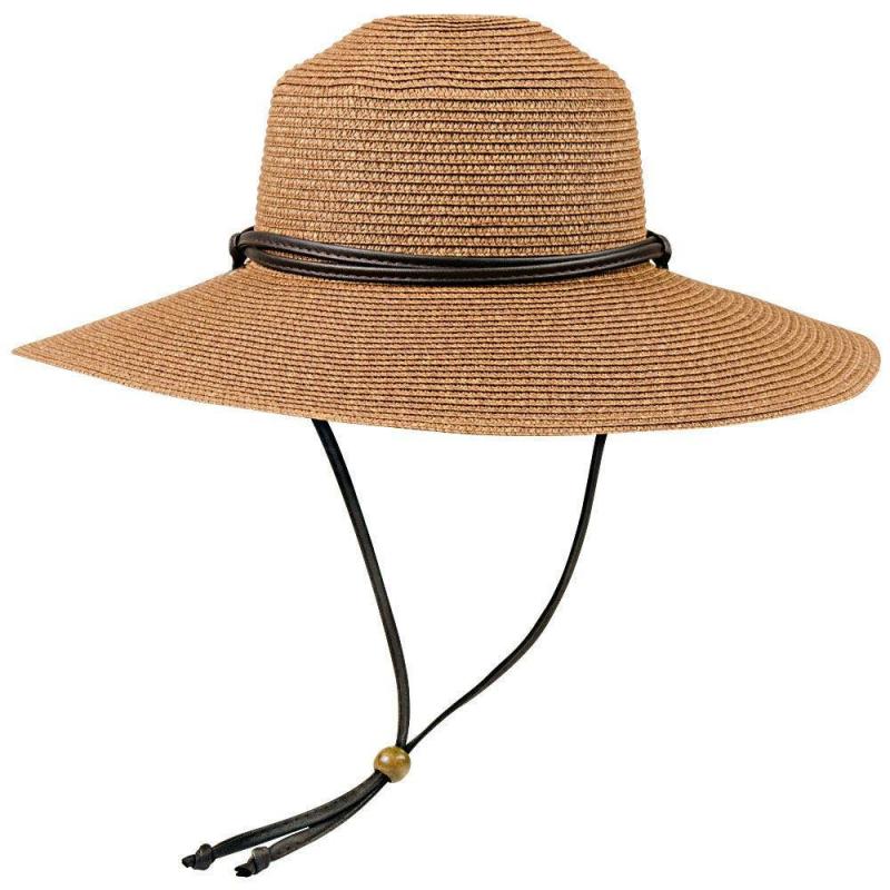 Womens Braided Wide Brim Hat Brown | Hats Gardening Supplies Hats