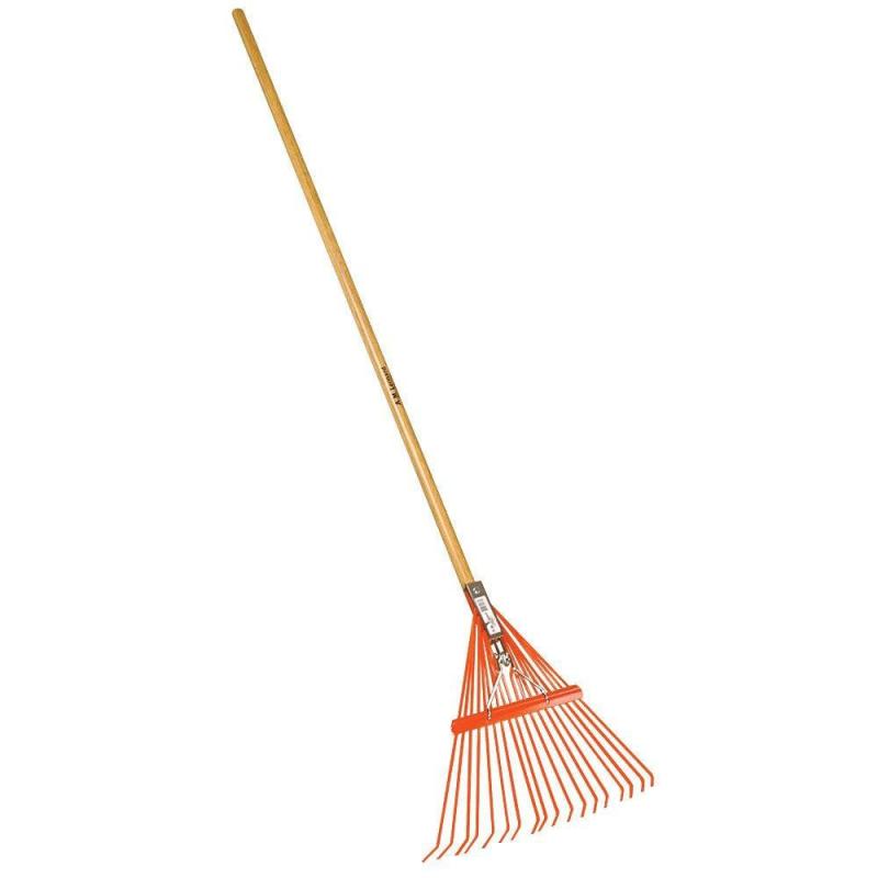 Leonard Spring Rake 18 Tine Head with American Ash Handle | Rakes & Brooms Gardening Tools Rakes & Brooms