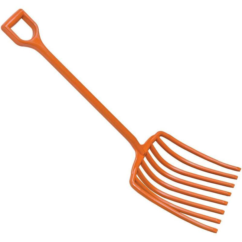 Leonard 8 Tine All Poly Scoop Fork with 30-inch D-Grip Handle | Compost Bins Compost Bins Compost Bins