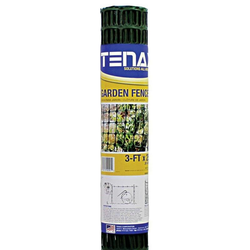 Tenax Garden Fence, 25-Ft x 36-In Roll, Green Mesh | Edging & Fencing Paths Edging & Fencing Paths Edging & Fencing Paths