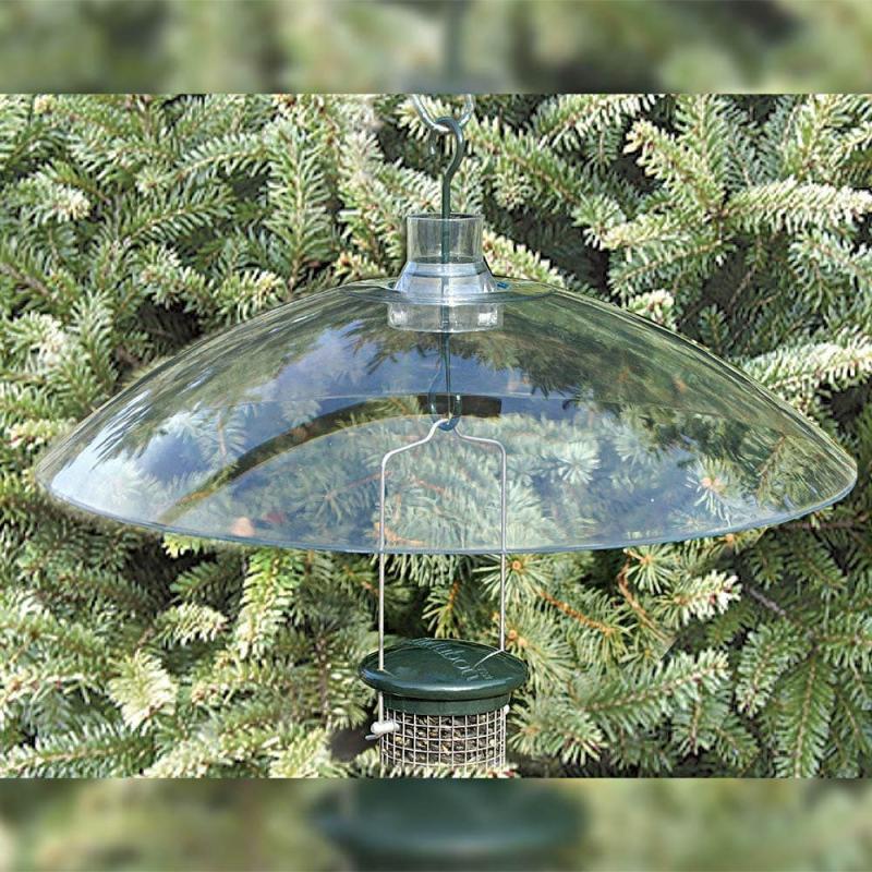 16" Clear Baffle/ Weather Guard | Backyard Birds & Nature Backyard Birds & Nature Backyard Birds & Nature