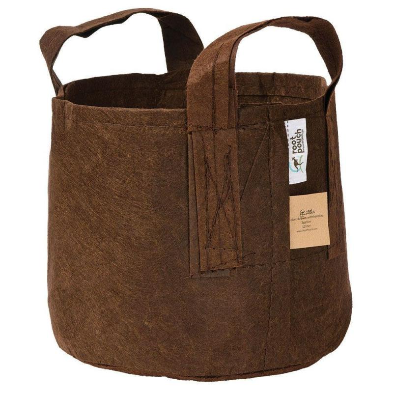 3 Gallon Boxer with Handles Brown | Grow Bags Gardening Supplies Grow Bags