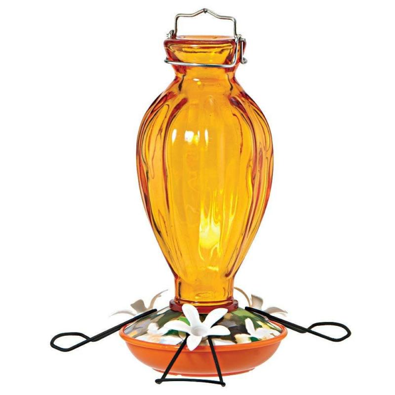 Fluted Glass Oriole Nectar Feeder 20oz | Backyard Birds & Nature Backyard Birds & Nature Backyard Birds & Nature